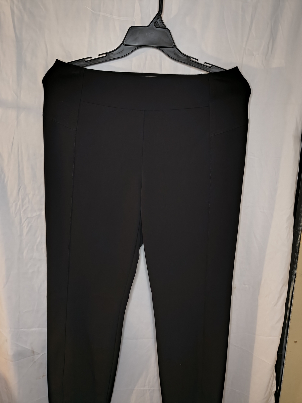 Lafayette 148 New York Black Ponte Slim Trousers